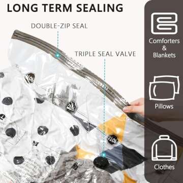 Vacuum Storage Bags - Space Saver Solution for Home