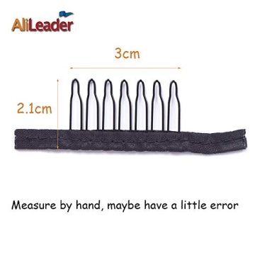 100 Pcs 7-Teeth Wig Combs - Durable Hair Accessories