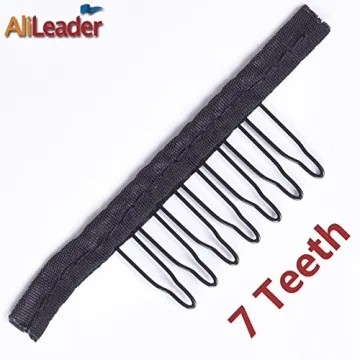 100 Pcs 7-Teeth Wig Combs - Durable Hair Accessories