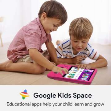 ApoloMedia K109B Kids Tablet, 10.1" Tablet for Kids, 2+32GB, Tablet for Child with EVA Shockproof Ca...