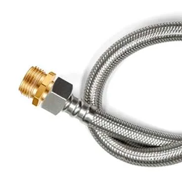 Solid Brass Garden Hose Adapter - Durable and Versatile