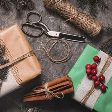 HowenDay Jute Twine String - Eco-Friendly & Durable 328 Feet