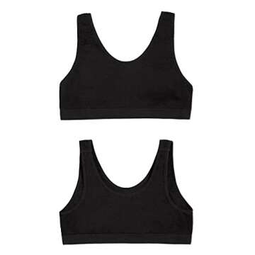 Fruit of the Loom Girls' Seamless Stretch Sports Bra