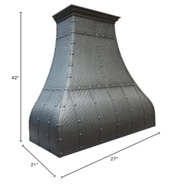 SINDA Copper Range Hood - High CFM, Unique Design