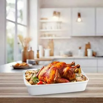 HIC Rectangular Baking Dish for Lasagna and Roasting