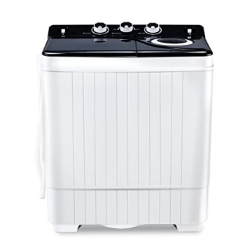 HABUTWAY Portable Washing Machine 26Lbs Capacity Washer&Dryer Combo Twin Tub Laundry 2 In 1 Washer(1...