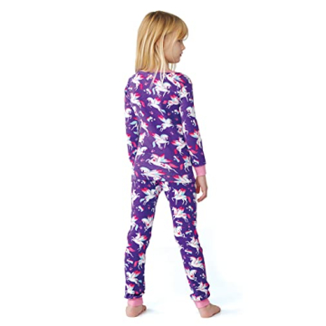 Hatley Girls Long Sleeve Unicorn Pajamas - Organic Cotton