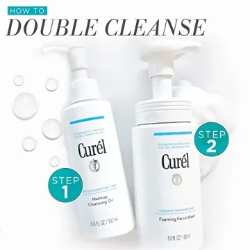 Curel Foaming Daily Face Wash for Sensitive Skin Care