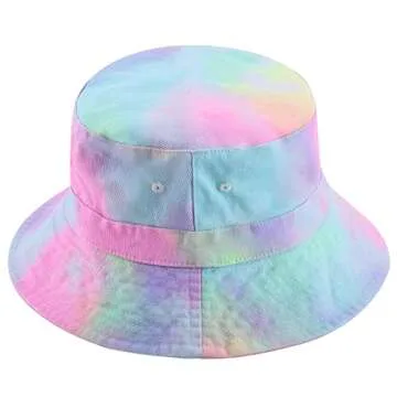 KEEPFLY Cotton Bucket Hat for Women Men Packable Travel Summer Beach Sun Hat Unisex Vacation Headwea...