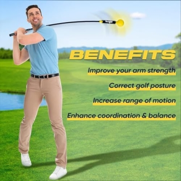 Yes4All Golf Swing Trainer – Improve Flexibility and Rhythm