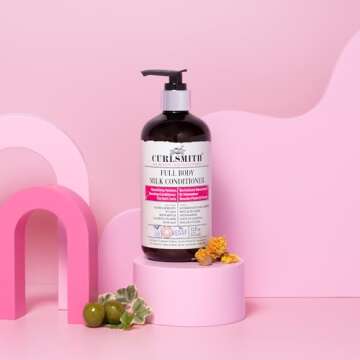 CURLSMITH - Full Body Milk Hair Conditioner, Volumizing and Hydrating for Wavy, Curly or Coily Hair, Vegan (355ml/12fl oz)
