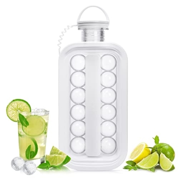 Portable Ice Maker - LittleStar 2 in 1 Ice Cube Tray
