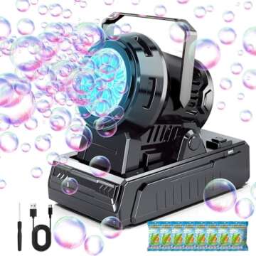 Reenovan Bubble Machine - 20000 Bubbles/Minute for Parties