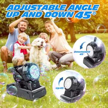 Reenovan Bubble Machine - 20000 Bubbles/Minute for Parties