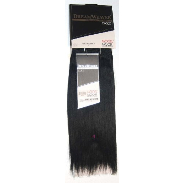 Model Model Dreamweaver 100% Human Hair Extensions Yaky 10" #1 - Luxurious Hydration & Style