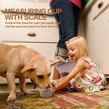 Airtight TIOVERY Dog Food Storage Container for Pet Owners