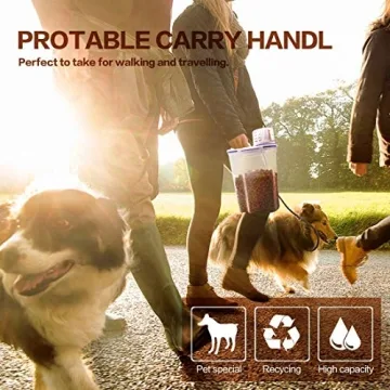 Airtight TIOVERY Dog Food Storage Container for Pet Owners