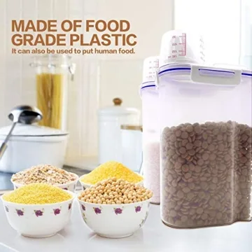 Airtight TIOVERY Dog Food Storage Container for Pet Owners