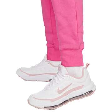 Nike Sportswear Phoenix Fleece Women's High-Waisted Joggers, Pinksicle/Sail, M Regular US