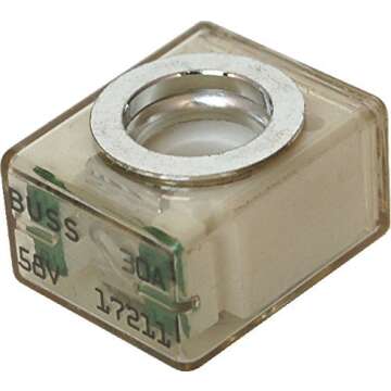 Bay Marine Supply – 30A Marine Rated Battery Fuse - (MRBF Terminal Fuse Only) – 58V DC Maximum I...