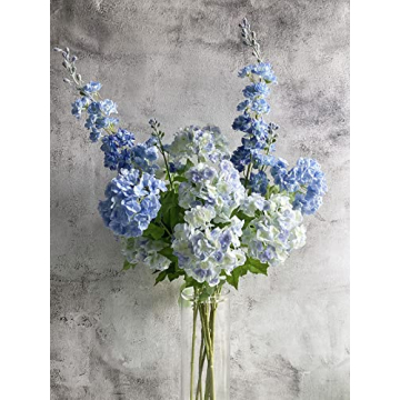 Lifelike YalzoneMet Snowball Viburnum Faux Flowers