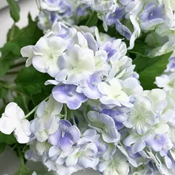 Lifelike YalzoneMet Snowball Viburnum Faux Flowers