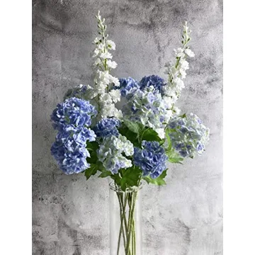 Lifelike YalzoneMet Snowball Viburnum Faux Flowers