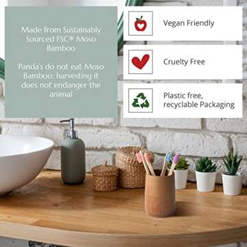 Eco-Friendly Bamboo Toothbrushes for Kids | Wild & Stone