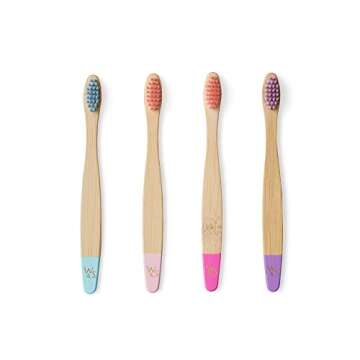 Eco-Friendly Bamboo Toothbrushes for Kids | Wild & Stone