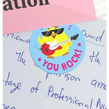 Sweetzer & Orange Teacher Reward Stickers – 1008 in 9 Designs, 1-Inch Motivational Sticker for Kids, Potty Training Reward and Teacher Supplies for Classroom