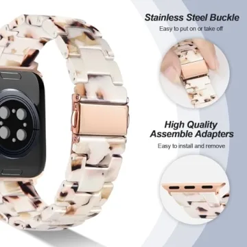 HOPO Elegant Light Resin Apple Watch Replacement Band