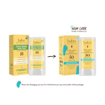 Babo Botanicals SPF 50 Stick Sunscreen - Organic, Natural & Safe