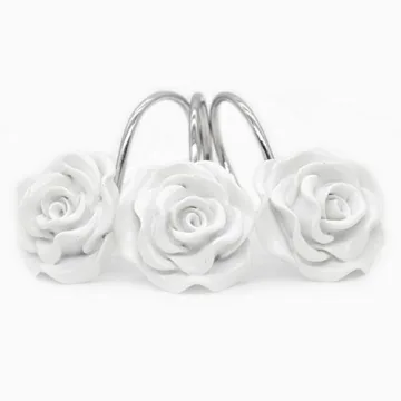 Elegant BEAVO Shower Curtain Hooks for Home Decoration