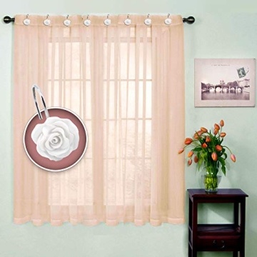 Elegant BEAVO Shower Curtain Hooks for Home Decoration