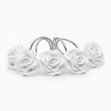 Elegant BEAVO Shower Curtain Hooks for Home Decoration