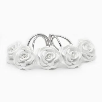 Elegant BEAVO Shower Curtain Hooks for Home Decoration