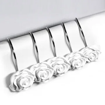 Elegant BEAVO Shower Curtain Hooks for Home Decoration