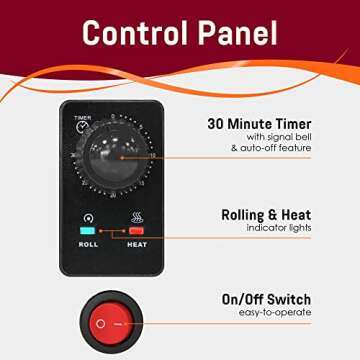 Elite Gourmet EHD-051B Hot Dog Toaster Oven - Effortless Grilling