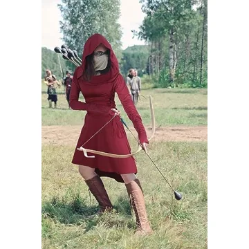 HOMELEX Gothic Renaissance Hood Dress for Women