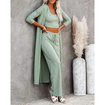 Fessceruna Women's 3-Piece Lounge Set for Comfort