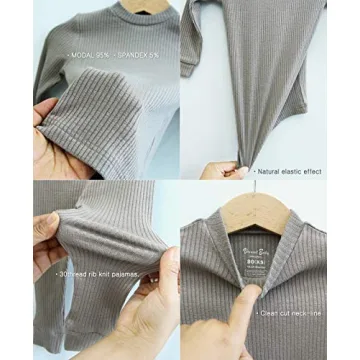 Boys Cozy Long Sleeve Modal Pajamas - 2pc Sleepwear Set