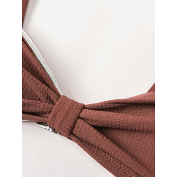 CUPSHE Women's Stylish High Waisted Bikini Set for Summer