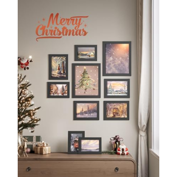 SONGMICS 10-Piece Picture Frame Set for Wall Decor