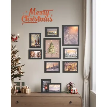 SONGMICS 10-Piece Picture Frame Set for Wall Decor