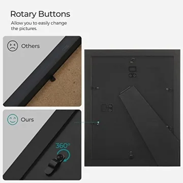 SONGMICS 10-Piece Picture Frame Set for Wall Decor