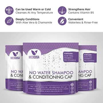 No Rinse Shampoo Caps for Easy Hair Care Convenience