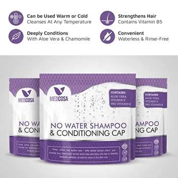 No Rinse Shampoo Caps for Easy Hair Care Convenience