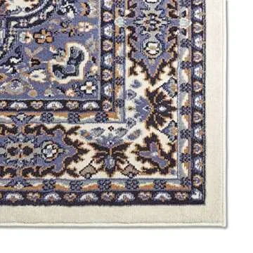 Home Dynamix Premium Sakarya Traditional Medallion Border Area Rug, Porcelain, 5'2"x7'4" Rectangle