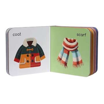 Early Learning: 12 Board Books Set for Kids Toddlers Covering A Wide Range Topics from Nmubers and Alphabets to Toys and Transport, Baby Books, Educational Toy