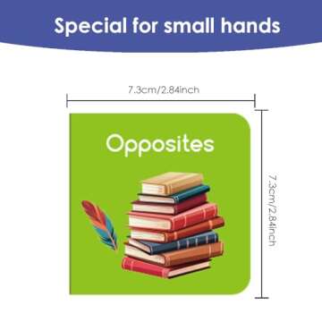 Early Learning: 12 Board Books Set for Kids Toddlers Covering A Wide Range Topics from Nmubers and Alphabets to Toys and Transport, Baby Books, Educational Toy